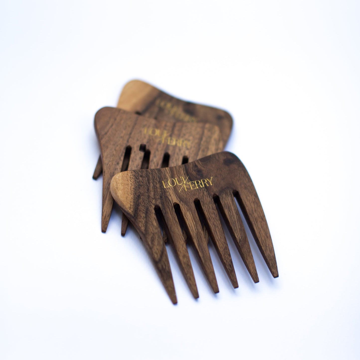 Luxury wooden hair comb "London"