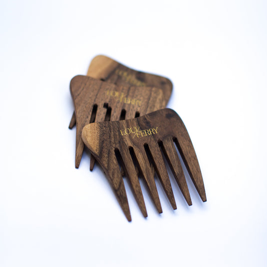 Luxury wooden hair comb "Paris"